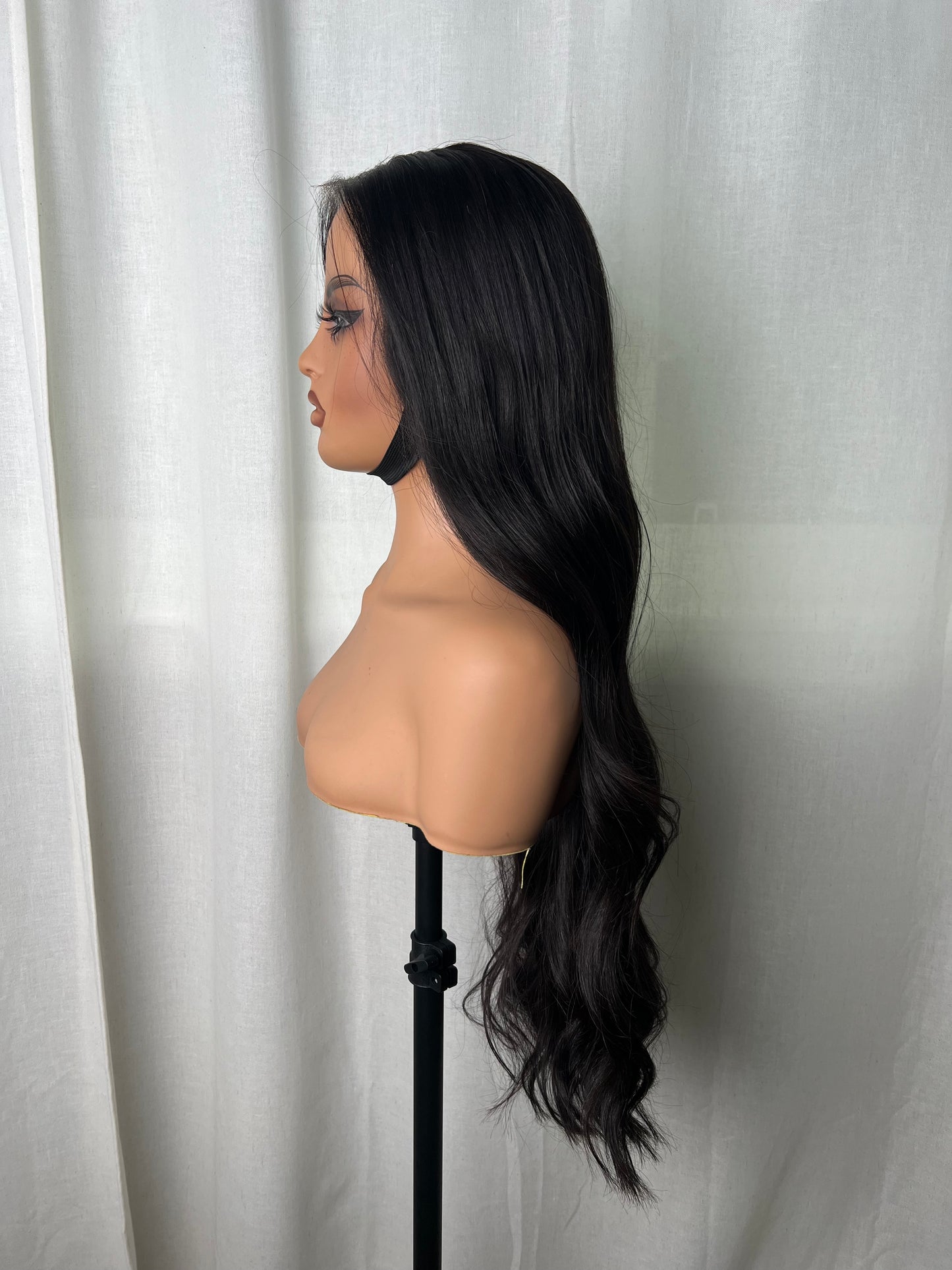 Peluca humana largo 30” frontal 13x6
